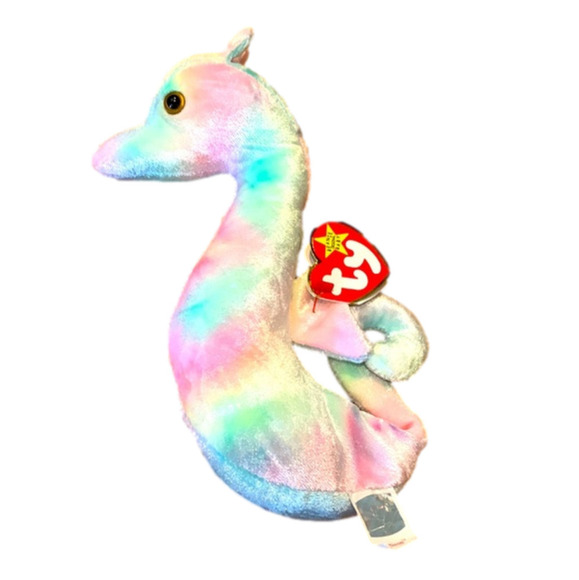 Neon the SeaHorse Beanie Babies Vintage TY 1999 with Original Tags - Picture 1 of 6